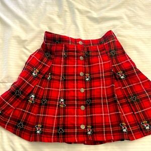 Mickey Mouse Flannel Skirt